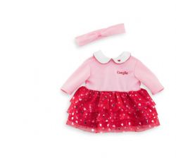 COROLLE - VÊTEMENTS DE POUPÉES - ROBE PÉTALES DE COEURS AVEC BANDEAU 14